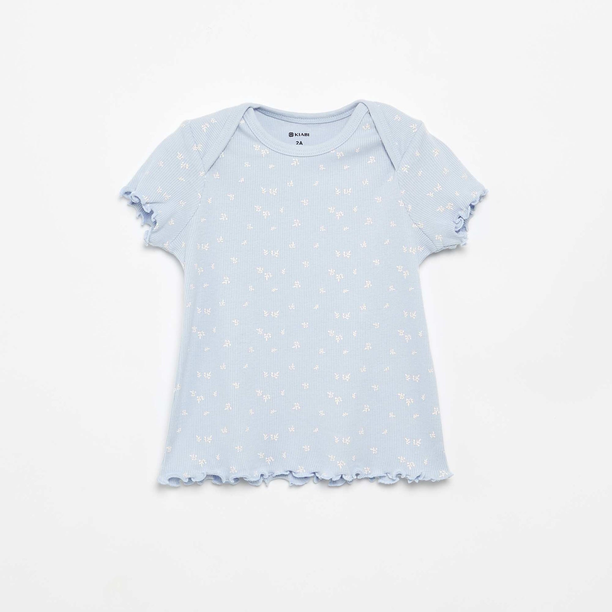 Ensemble de pyjama court t-shirt + short - 2 pièces BLEU