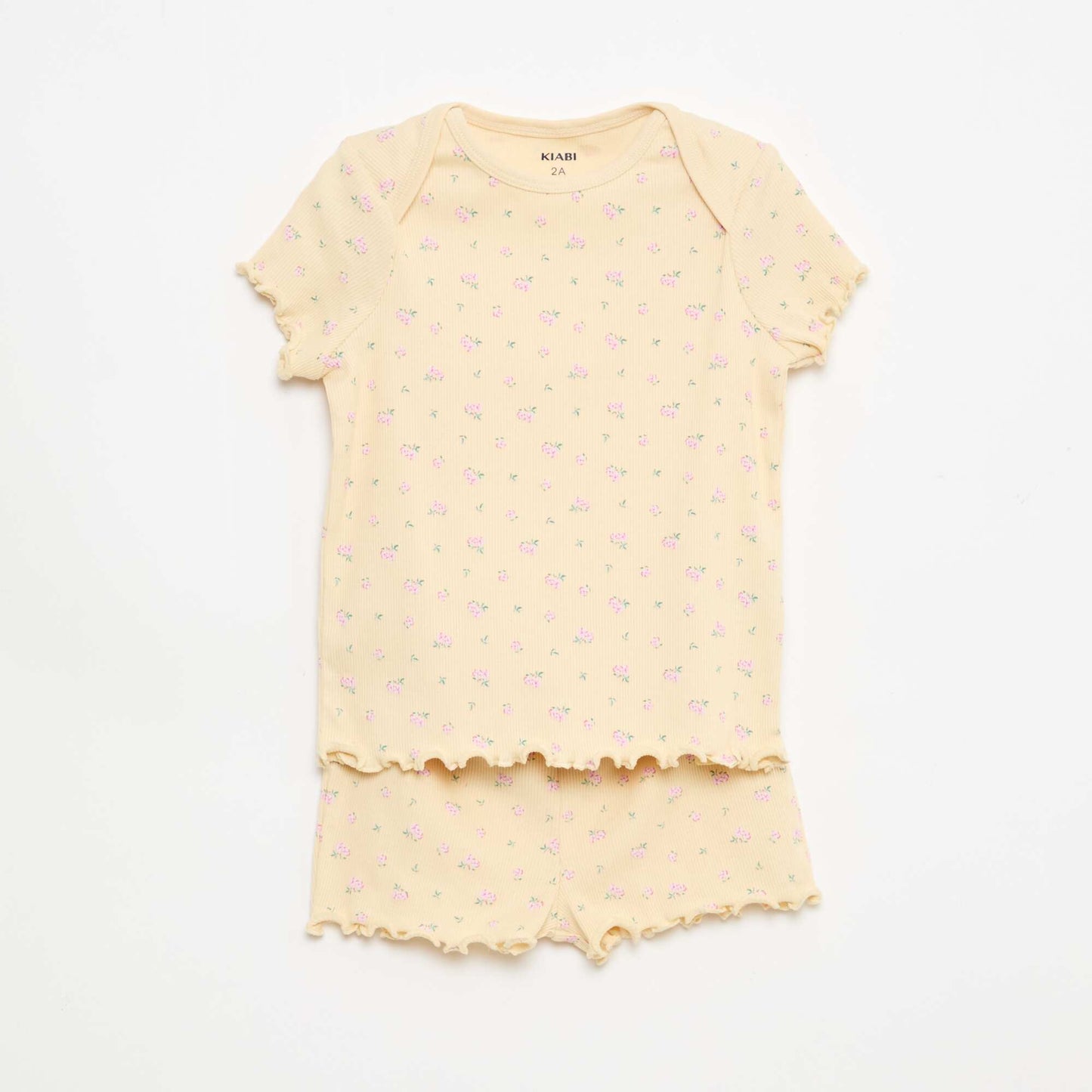 Ensemble de pyjama court t-shirt + short - 2 pièces BEIGE