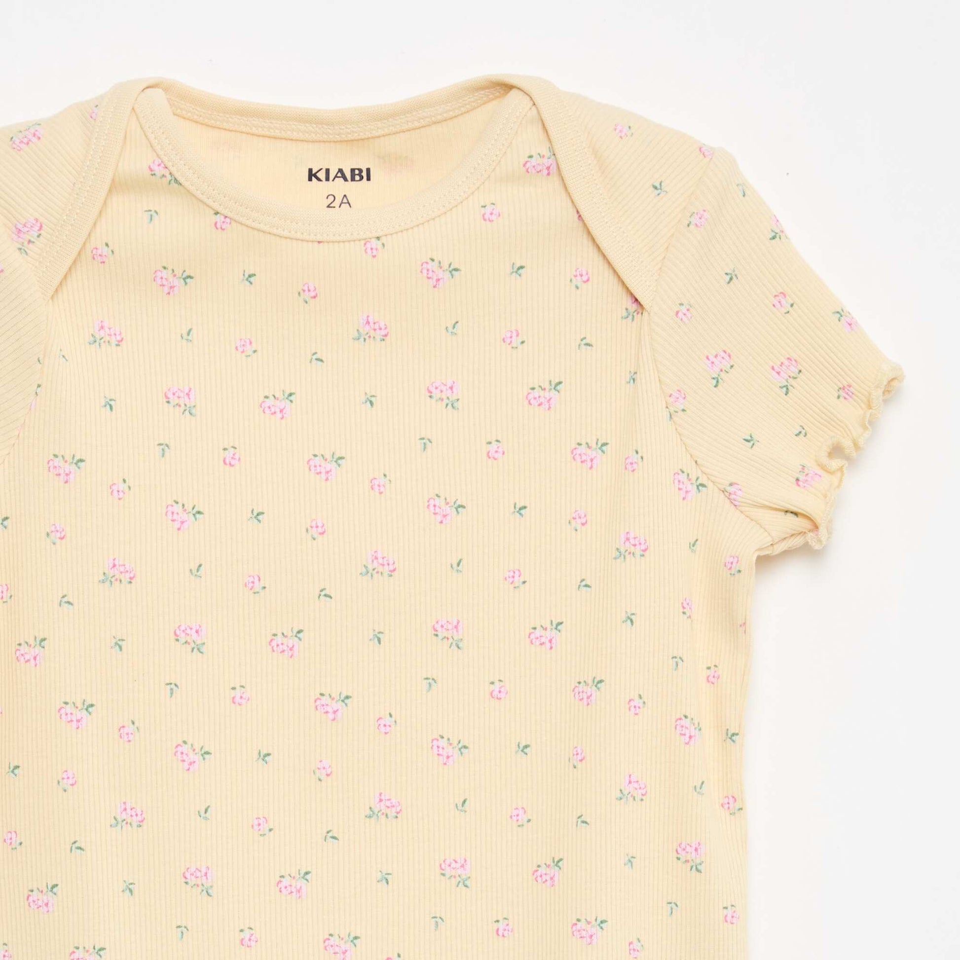 Ensemble de pyjama court t-shirt + short - 2 pièces BEIGE