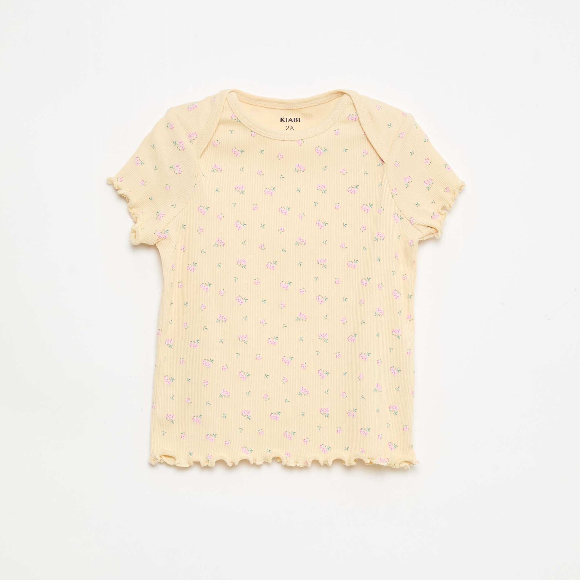Ensemble de pyjama court t-shirt + short - 2 pièces BEIGE