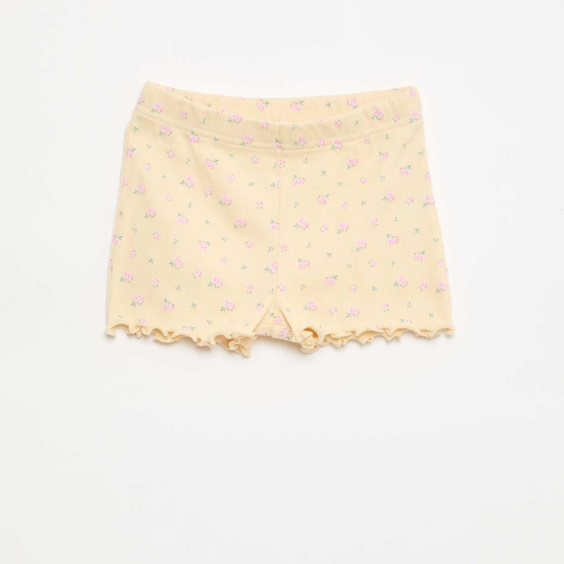Ensemble de pyjama court t-shirt + short - 2 pièces BEIGE