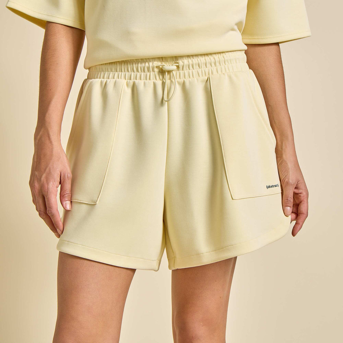 Short de sport oversize JAUNE