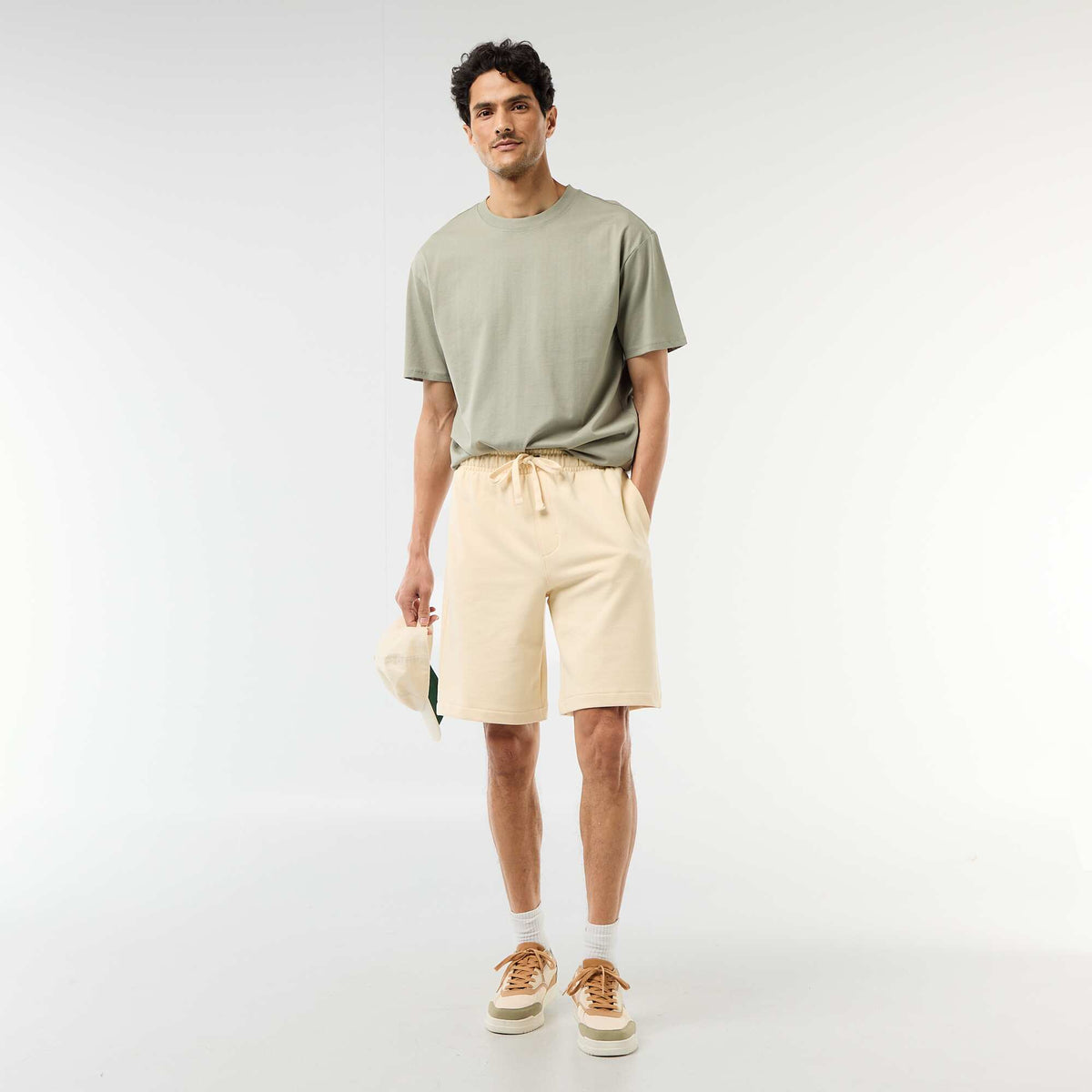 Tee-shirt uni confort fit / oversize VERT