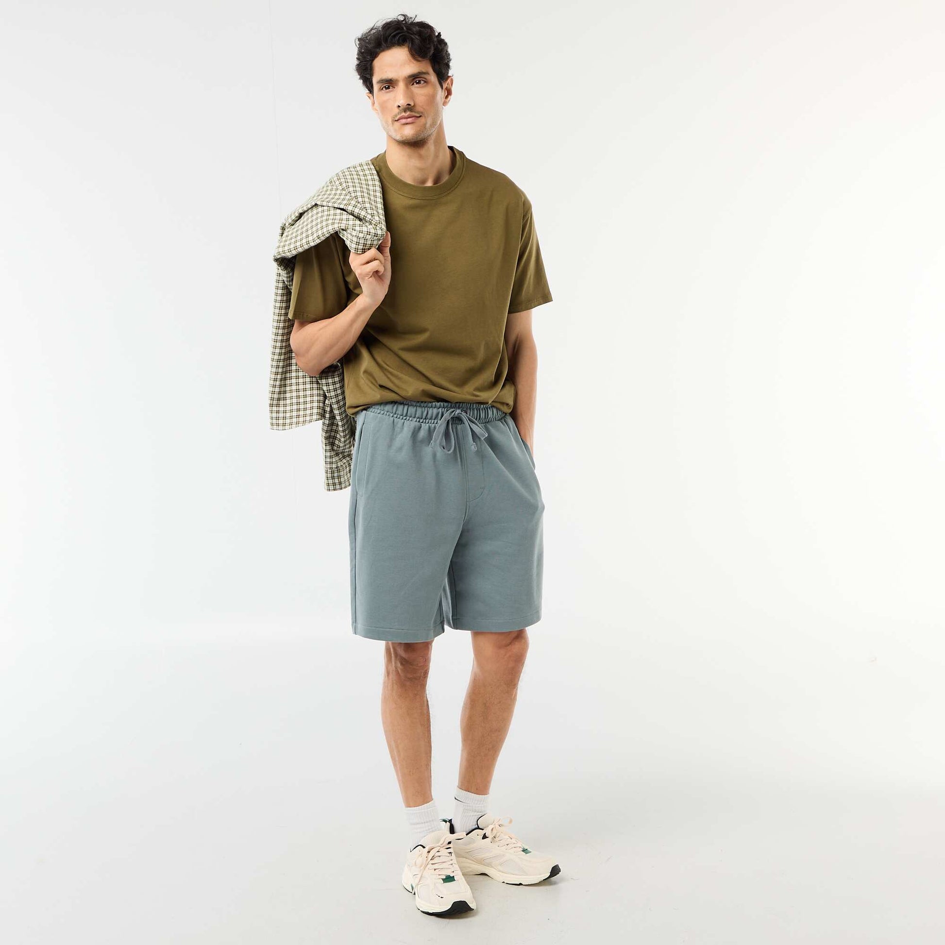 Tee-shirt uni confort fit / oversize VERT