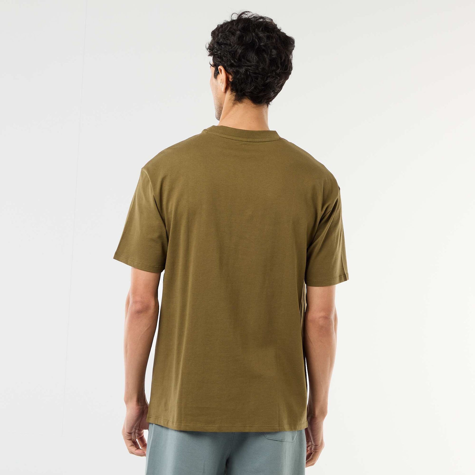Tee-shirt uni confort fit / oversize VERT