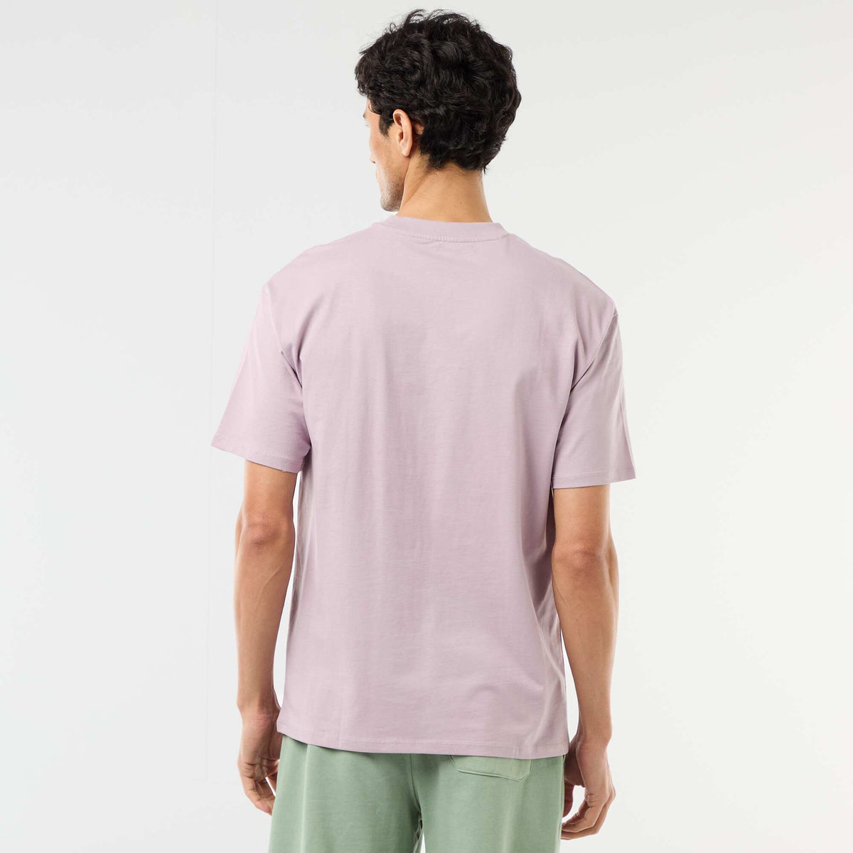Tee-shirt uni confort fit / oversize VIOLET