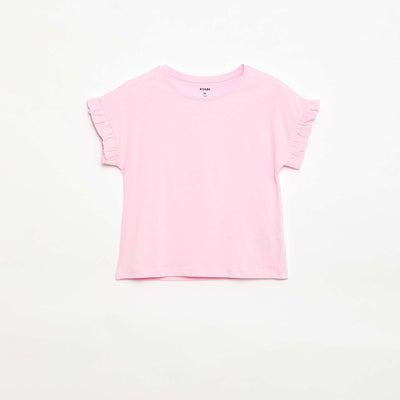 T-shirt à manches volantes ROSE