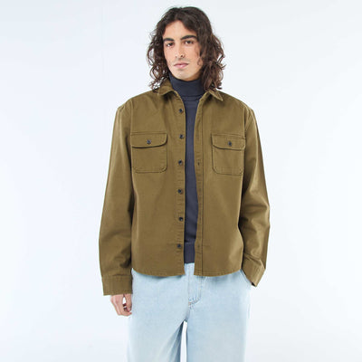 Surchemise en coton VERT