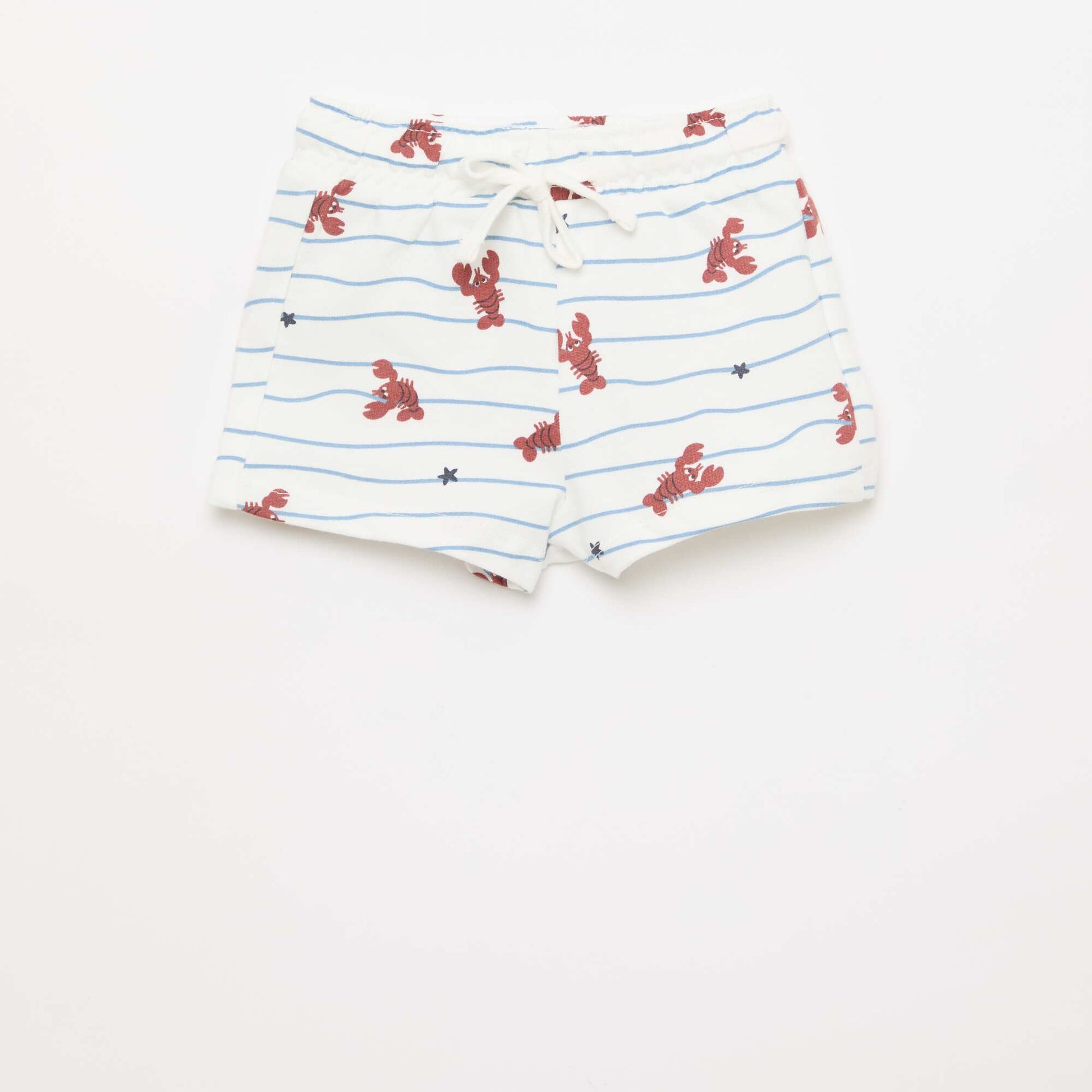 Ensemble t-shirt + short à motif - 2 pièces BEIGE