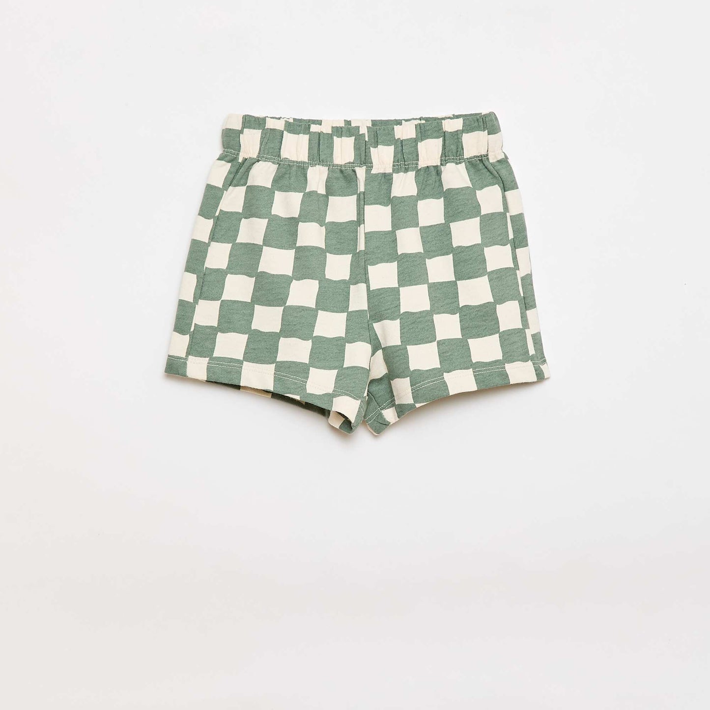 Ensemble 2 pièces en coton  T-shirt + short VERT