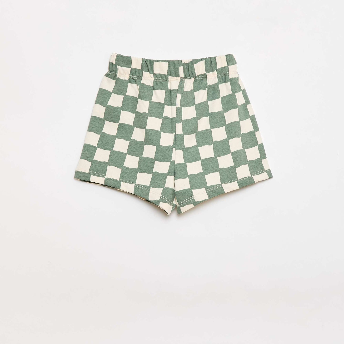 Ensemble 2 pièces en coton  T-shirt + short VERT