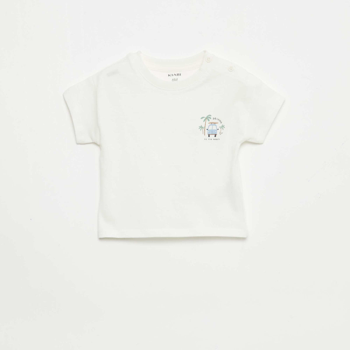 Ensemble 2 pièces short + T-shirt BLANC