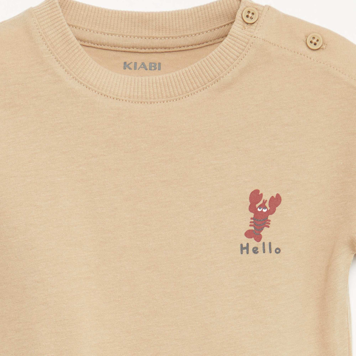 Ensemble 2 pièces short + T-shirt BEIGE