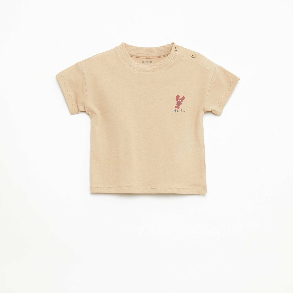 Ensemble 2 pièces short + T-shirt BEIGE