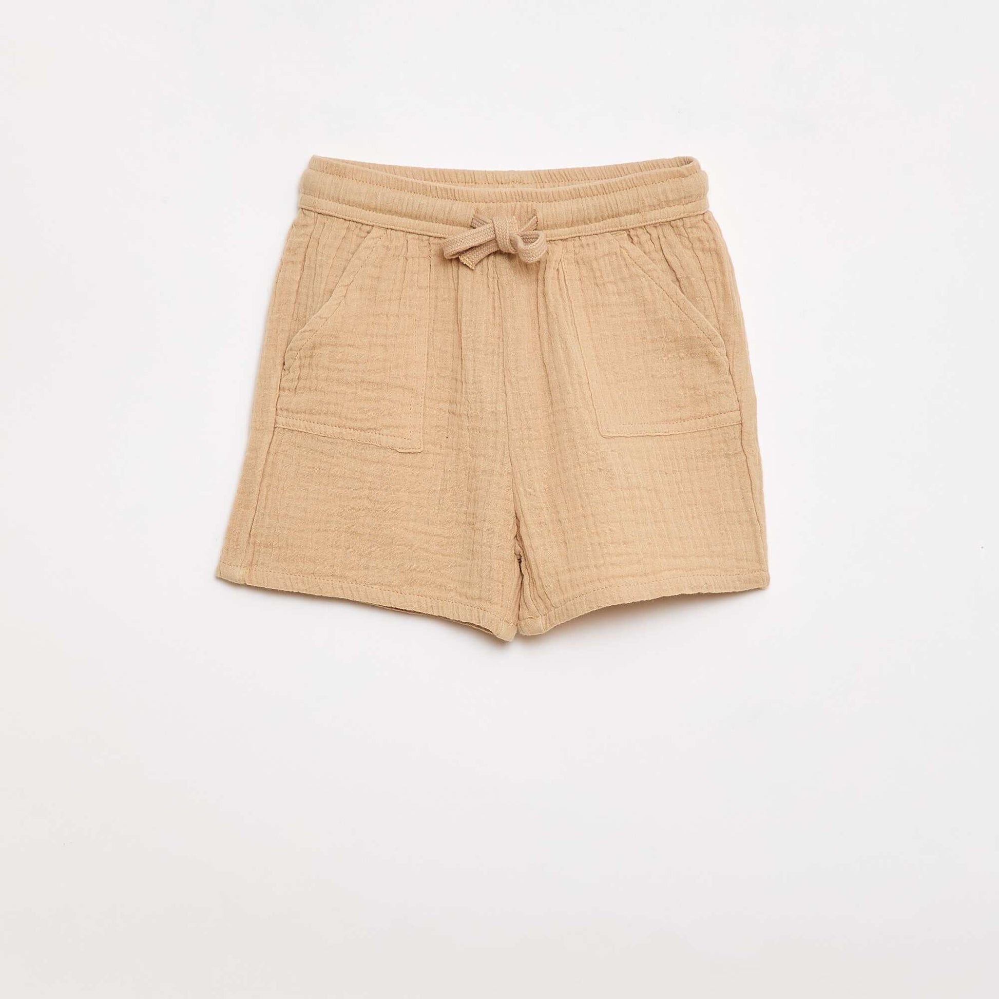 Ensemble deux pièces chemise + short BEIGE