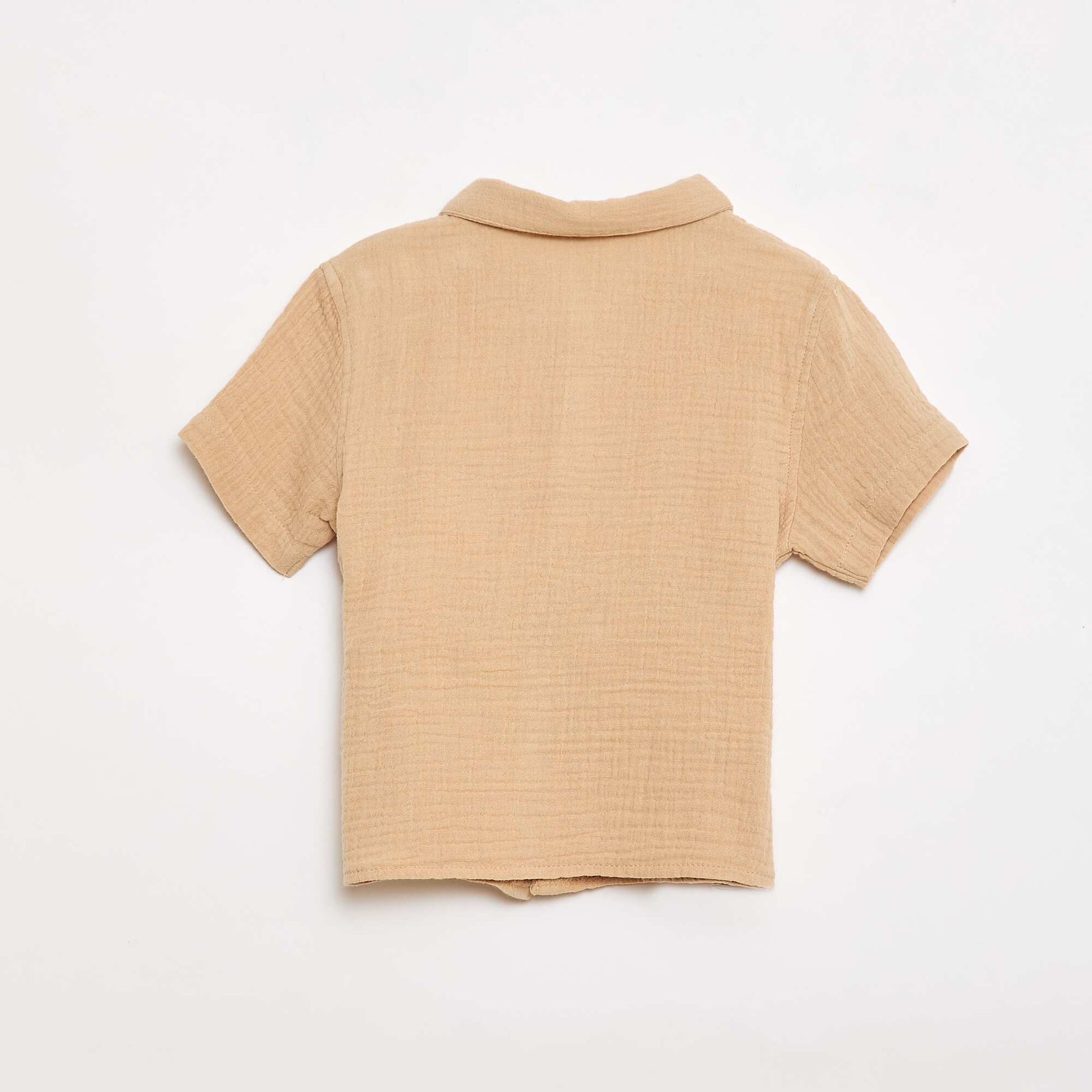 Ensemble deux pièces chemise + short BEIGE