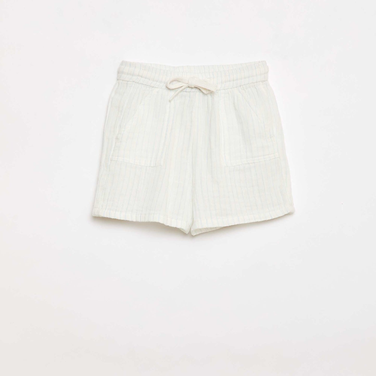 Ensemble deux pièces chemise + short BLANC