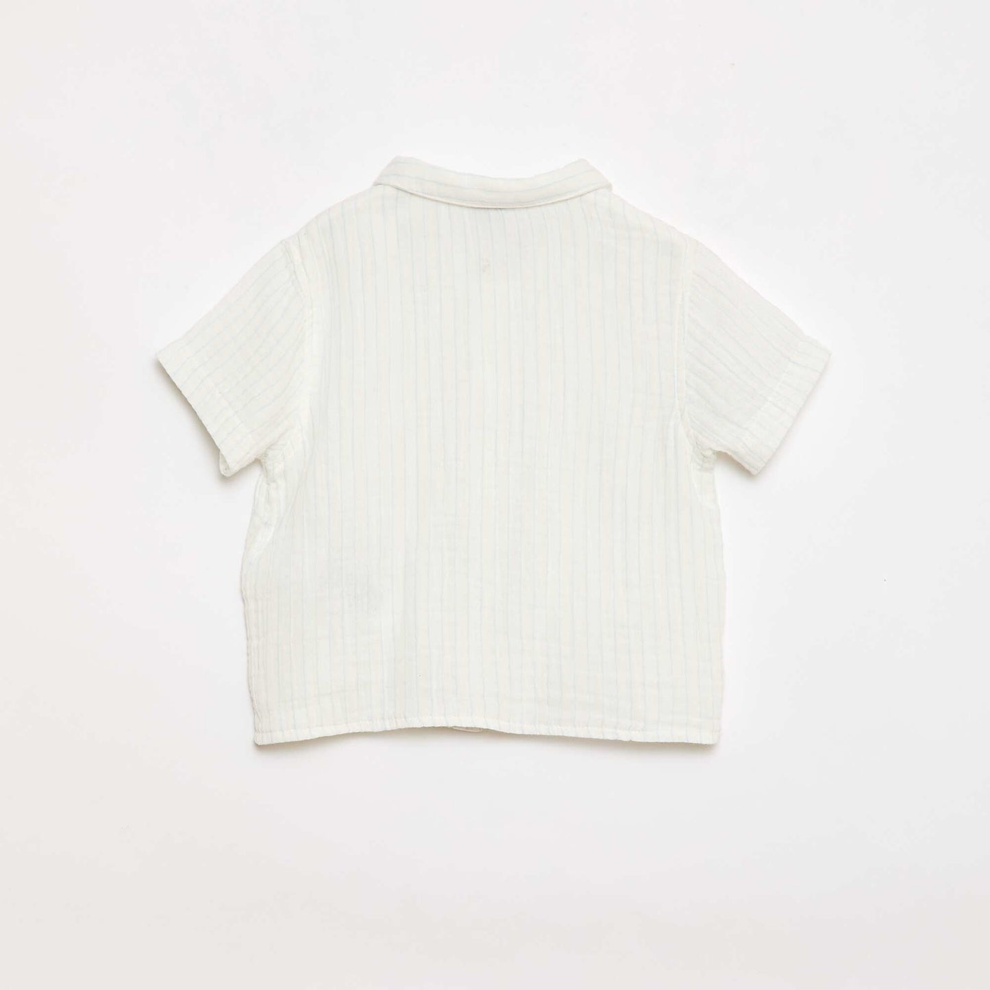 Ensemble deux pièces chemise + short BLANC