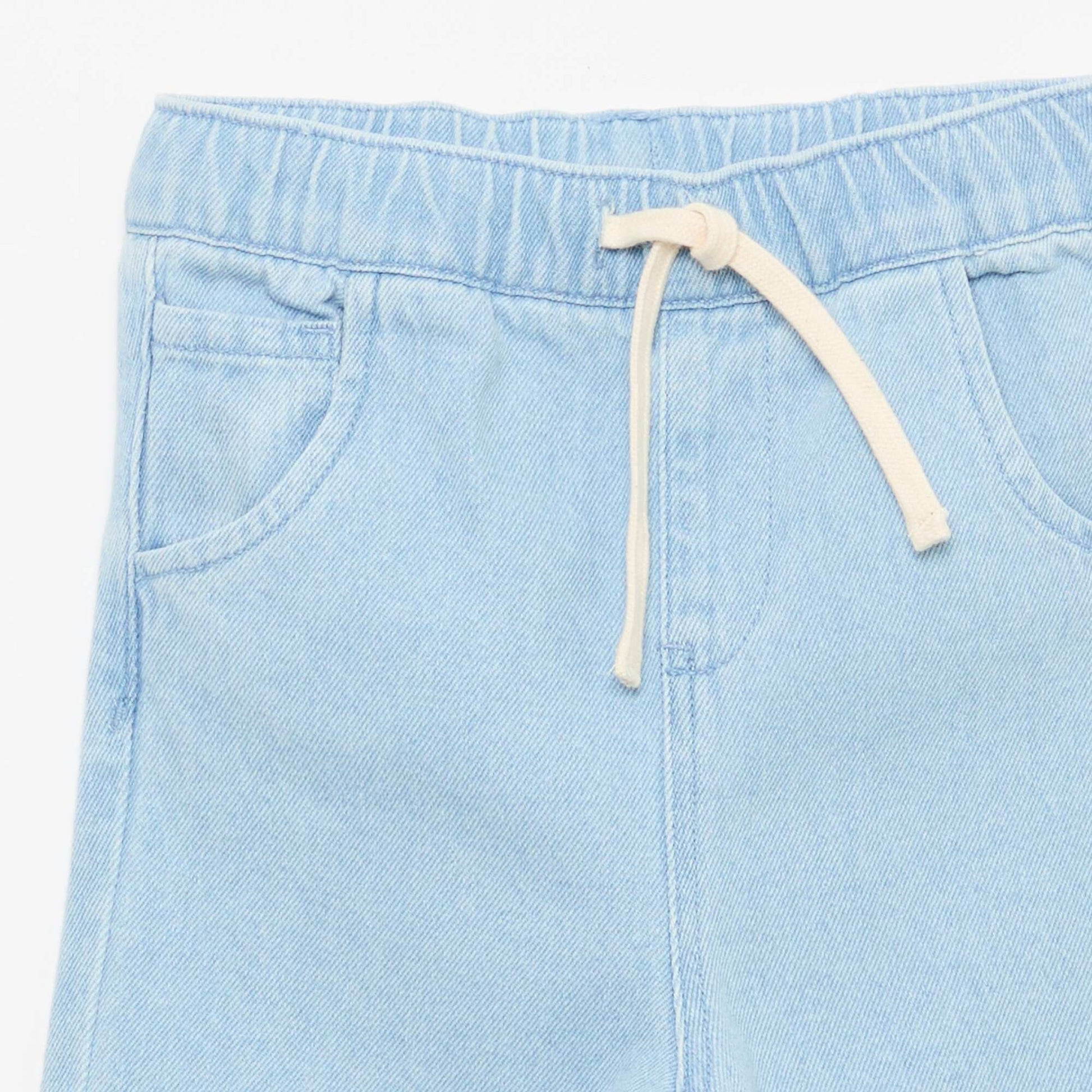 Ensemble t-shirt + pantalon en denim - 2 pièces BLEU