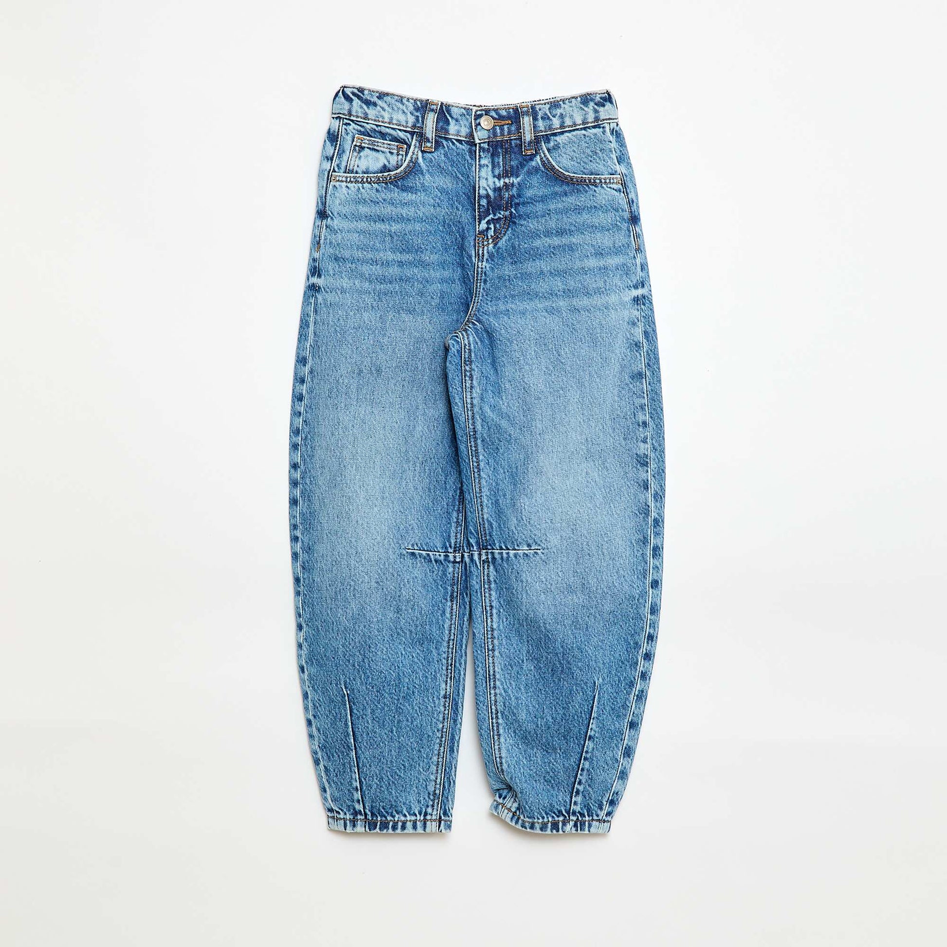 Jean forme balloon BLEU