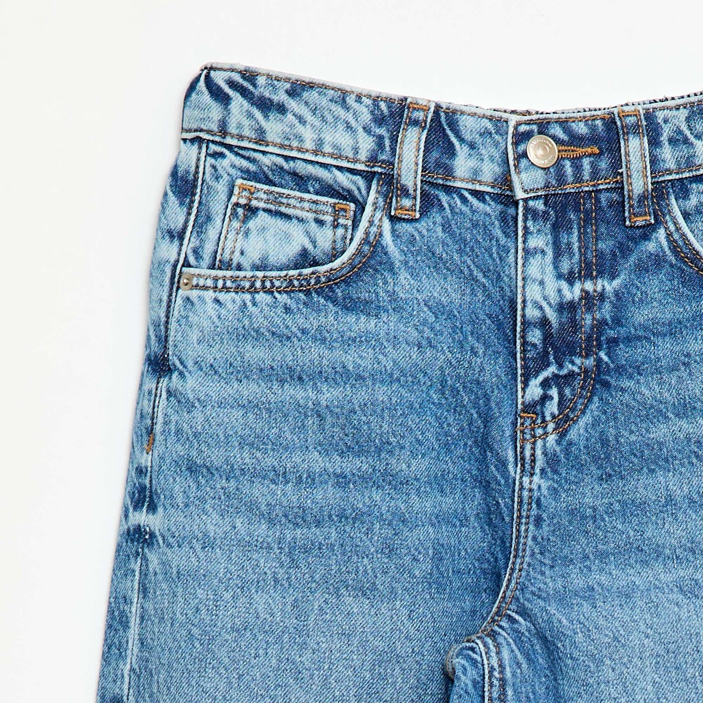 Jean forme balloon BLEU