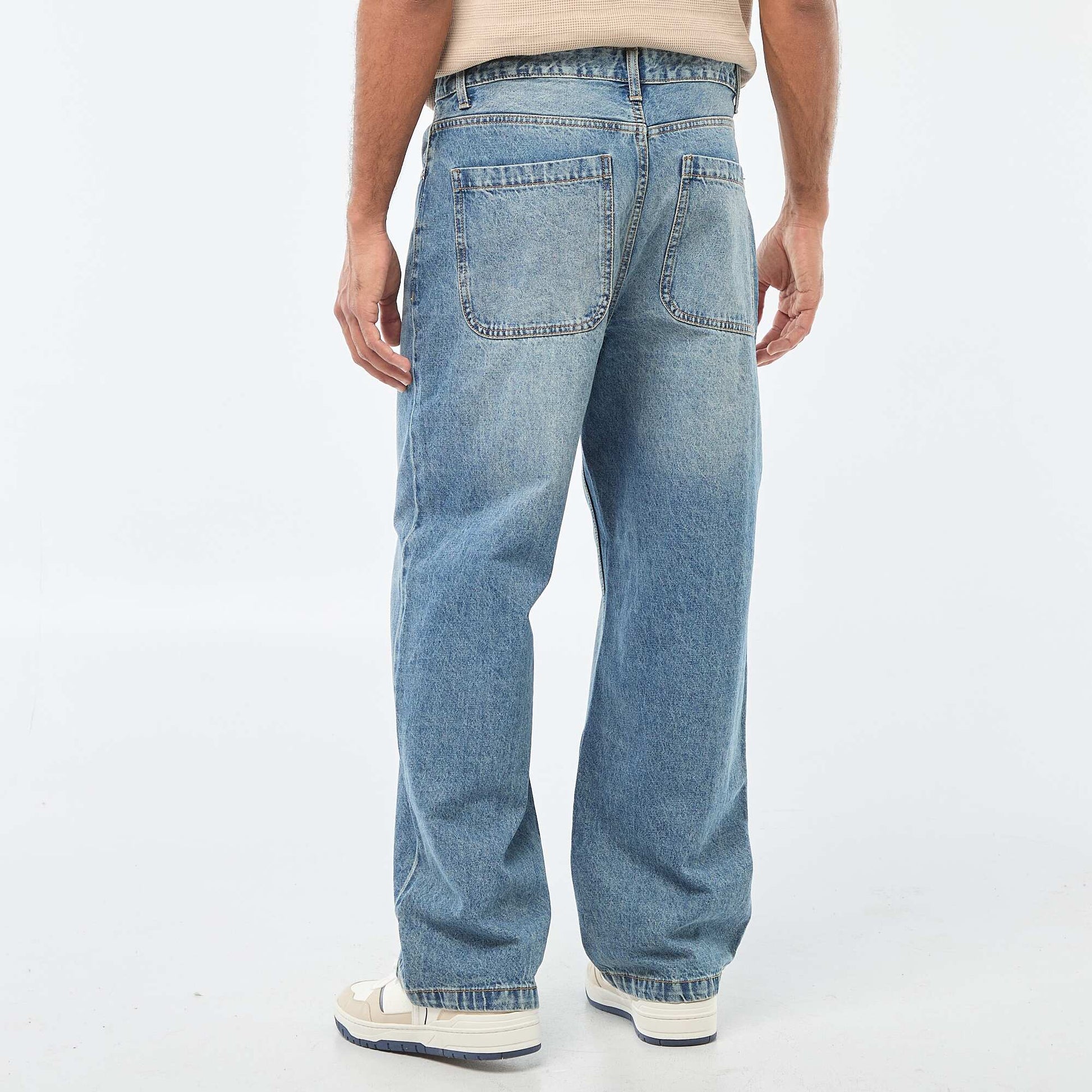 Jean large / relaxed fit à 5 poches BLEU