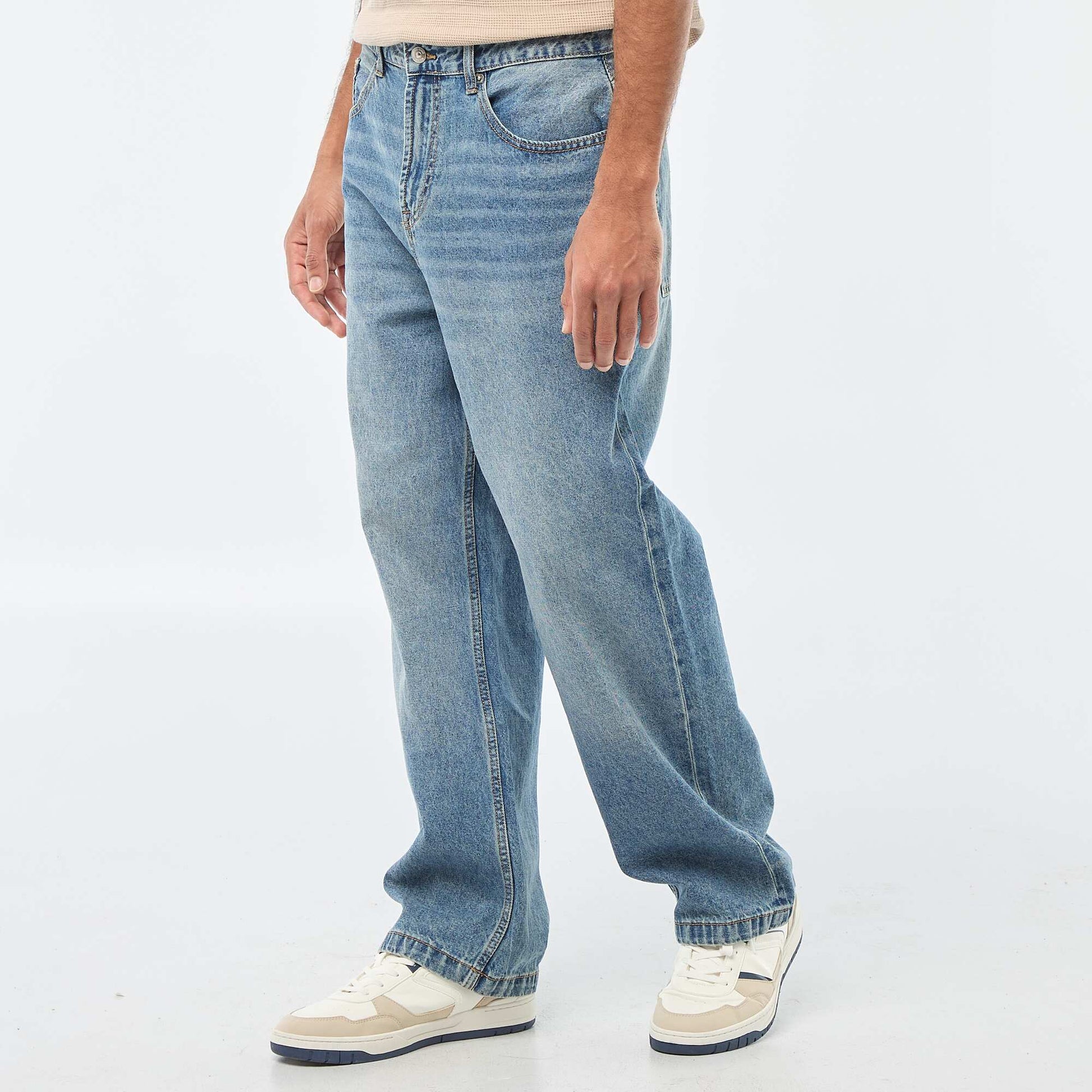 Jean large / relaxed fit à 5 poches BLEU