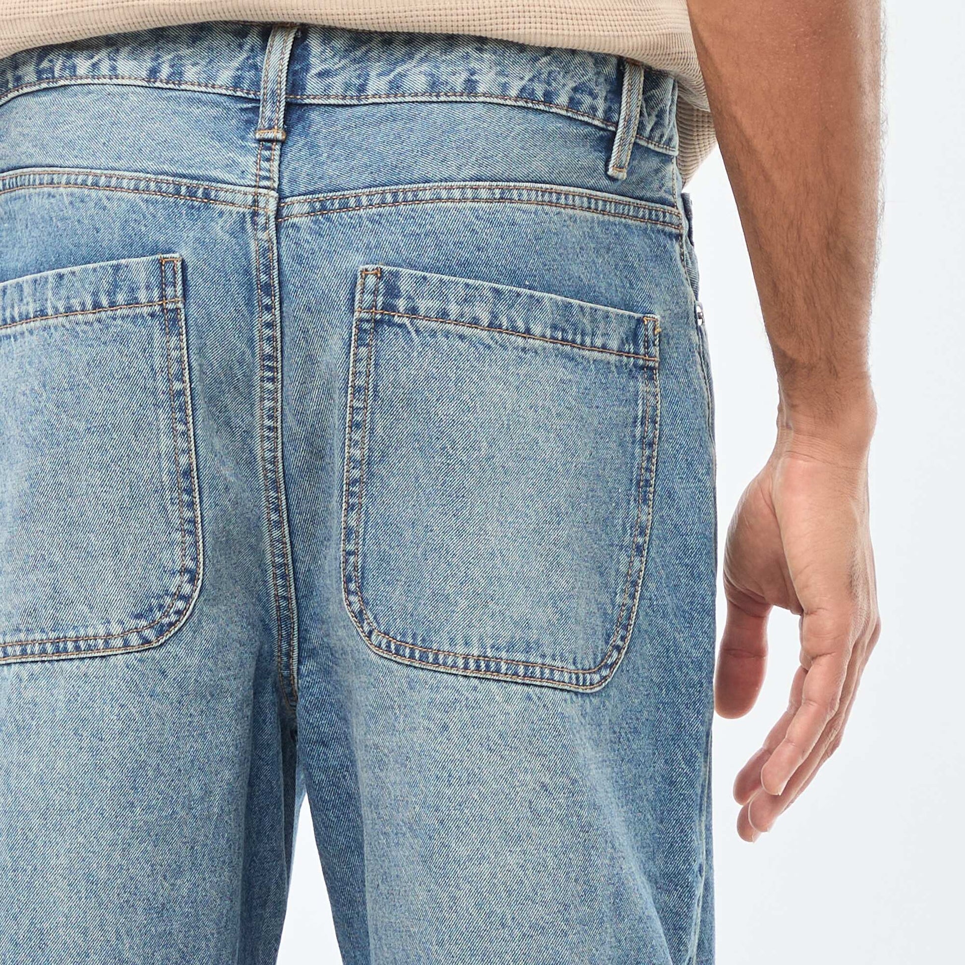 Jean large / relaxed fit à 5 poches BLEU