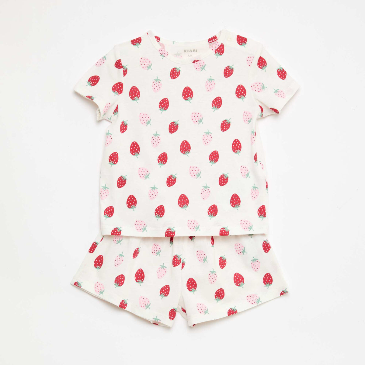 Ensemble T-shirt + short BLANC
