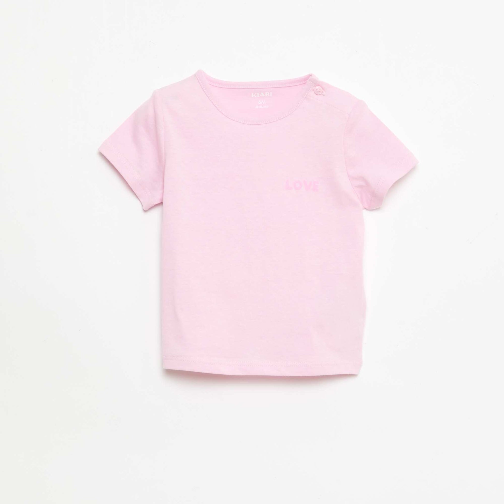 Ensemble T-shirt + short ROSE