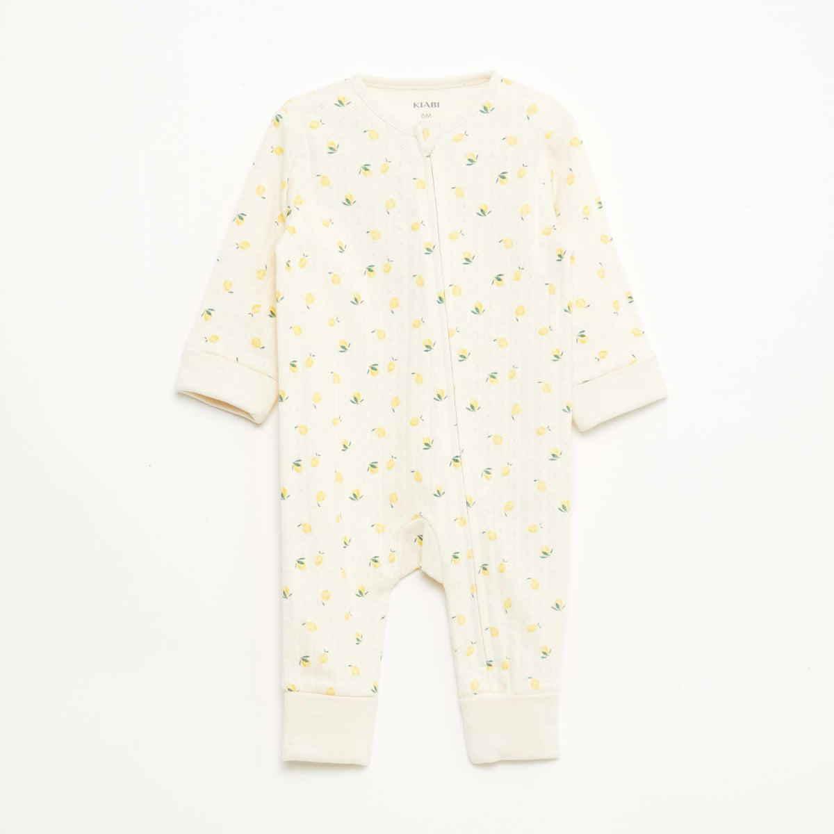 Ensemble body évolutif + dors bien en maille côtelée JAUNE