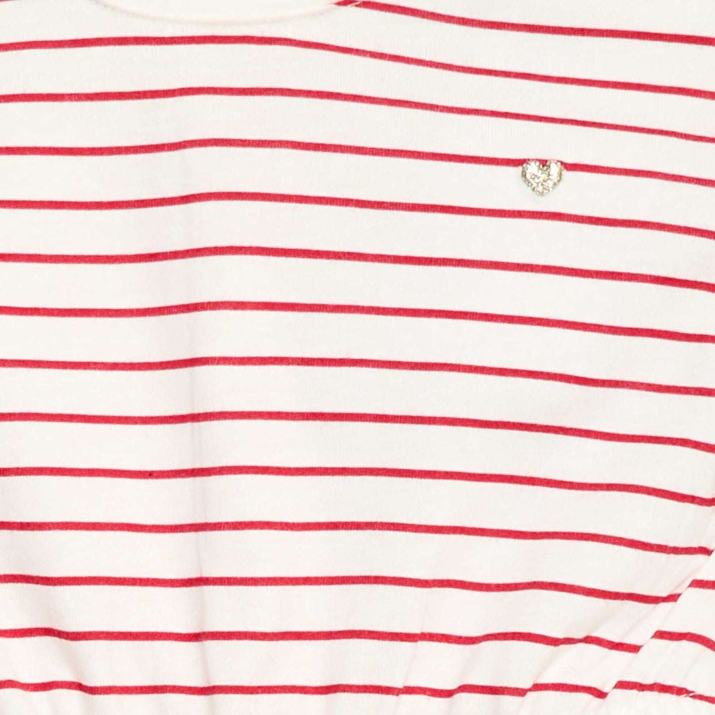 Robe à manches courtes en jersey de coton BLANC