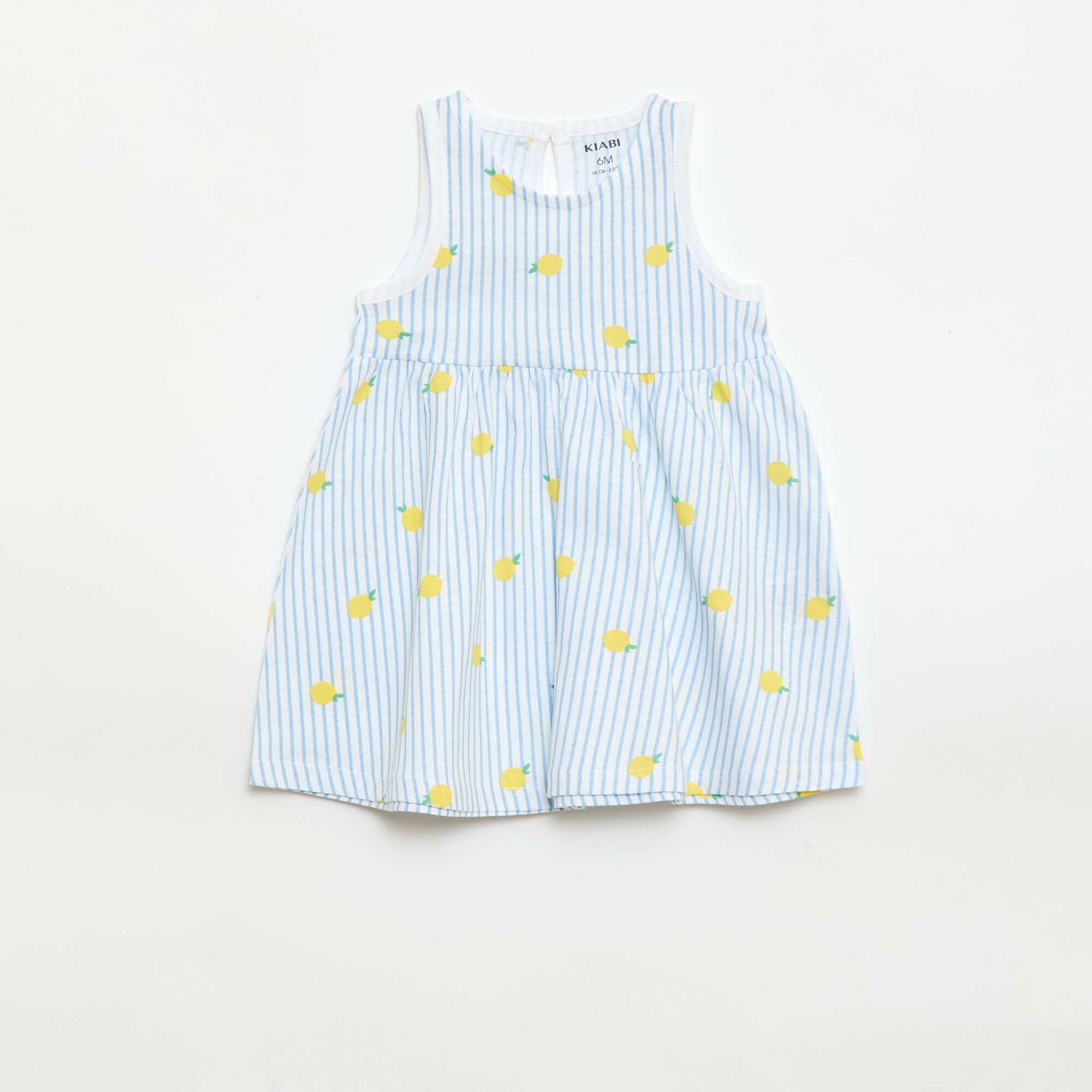 Robe sans manches à message BLEU