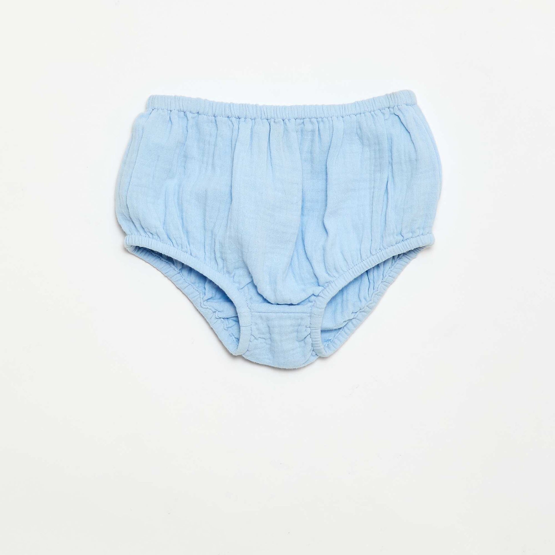 Ensemble 2 pièces - Robe à manches courtes + culotte BLEU