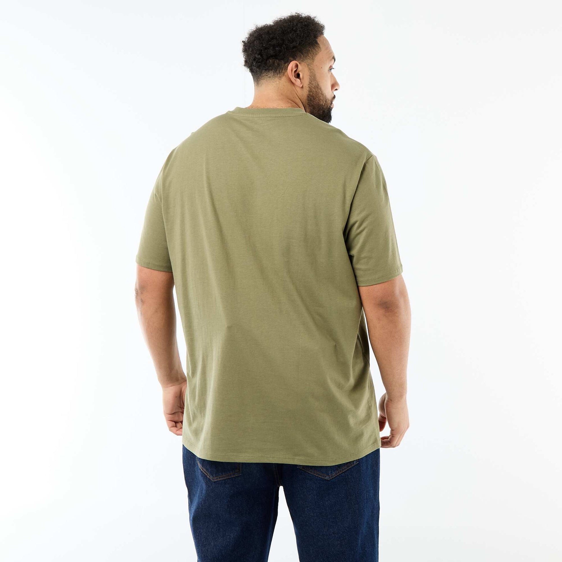 T-shirt en maille jersey à manches courtes VERT