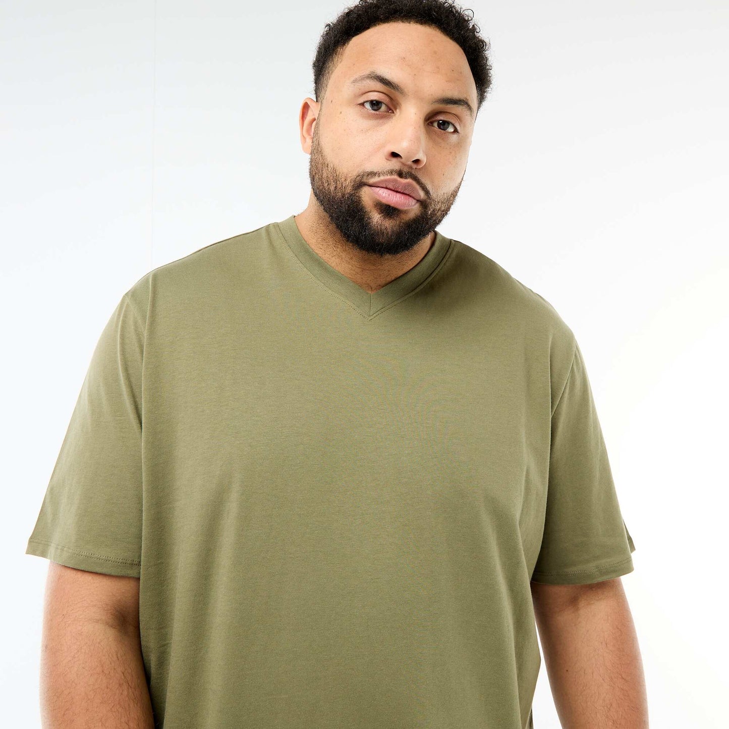 T-shirt en maille jersey à manches courtes VERT