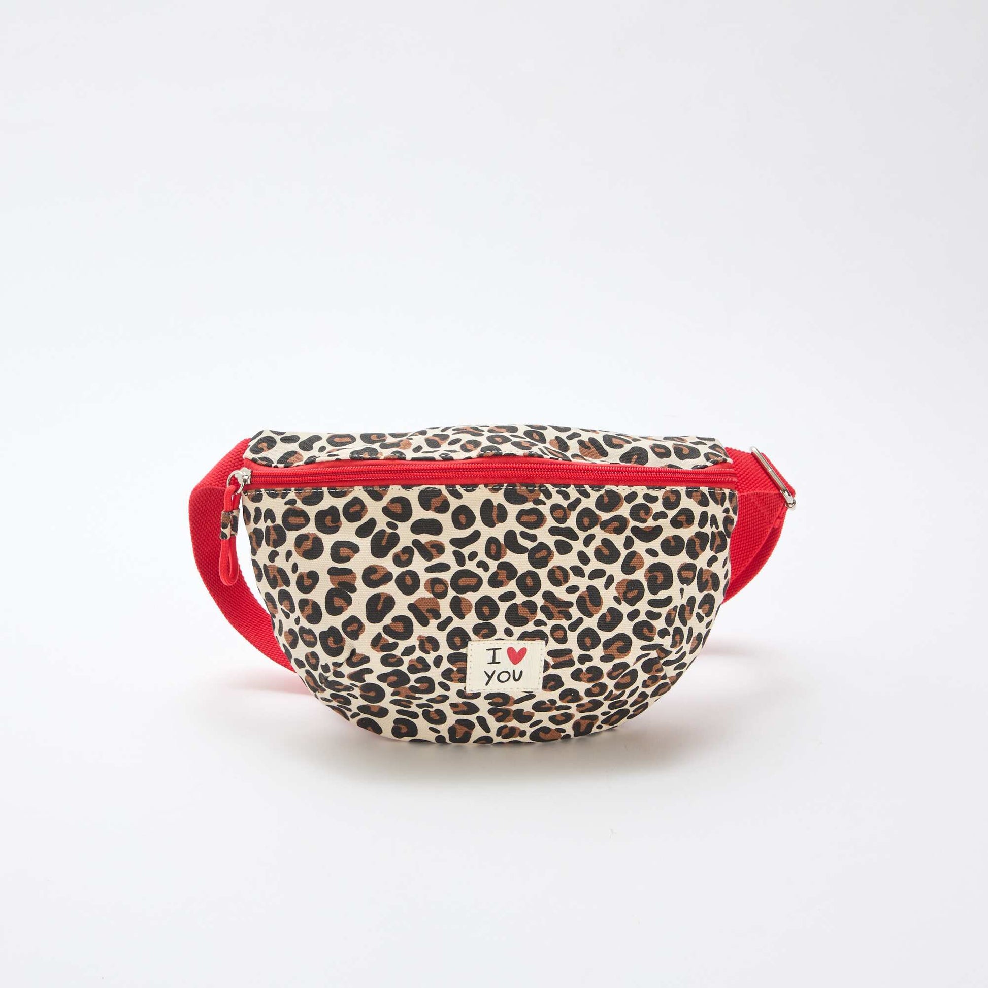 Sac Banane imprimé léopard 'Agathe Sorlet x Kiabi' - Saint-Valentin BLANC