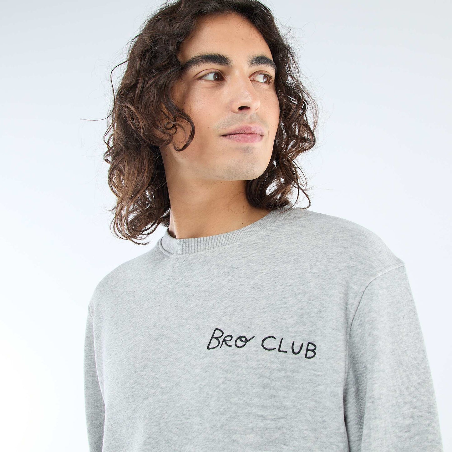 Sweat à col rond 'Agathe Sorlet x Kiabi' - Saint-Valentin GRIS
