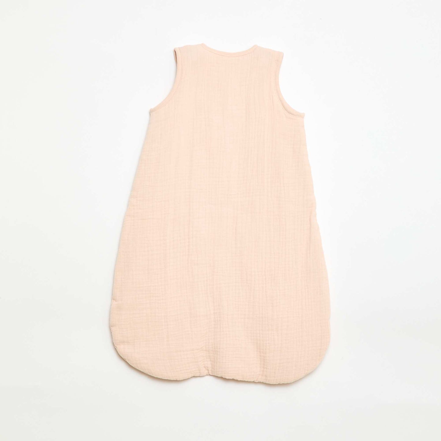 Gigoteuse sans manches zippée en coton ROSE