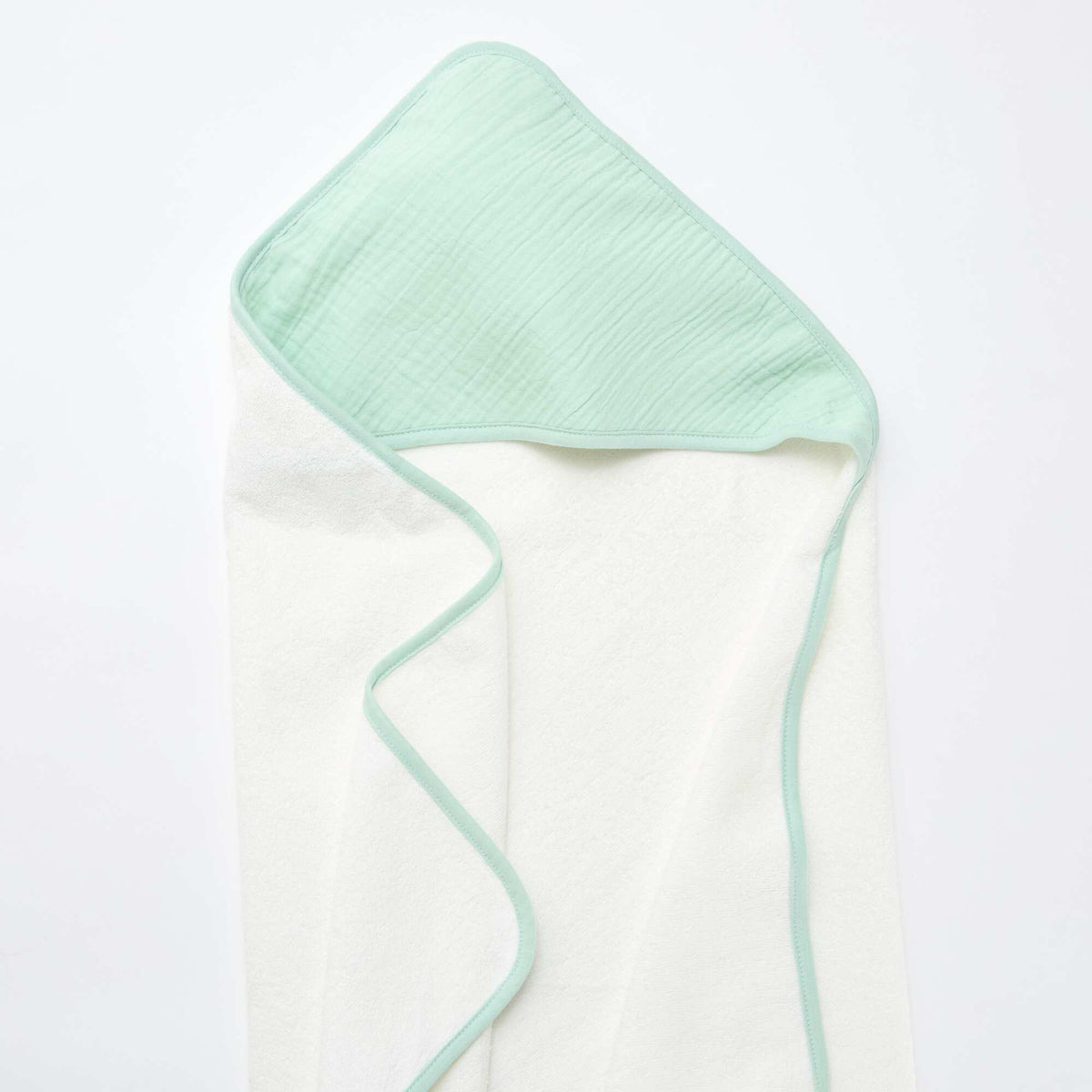 Cape de bain en coton 62 x 104 cm VERT
