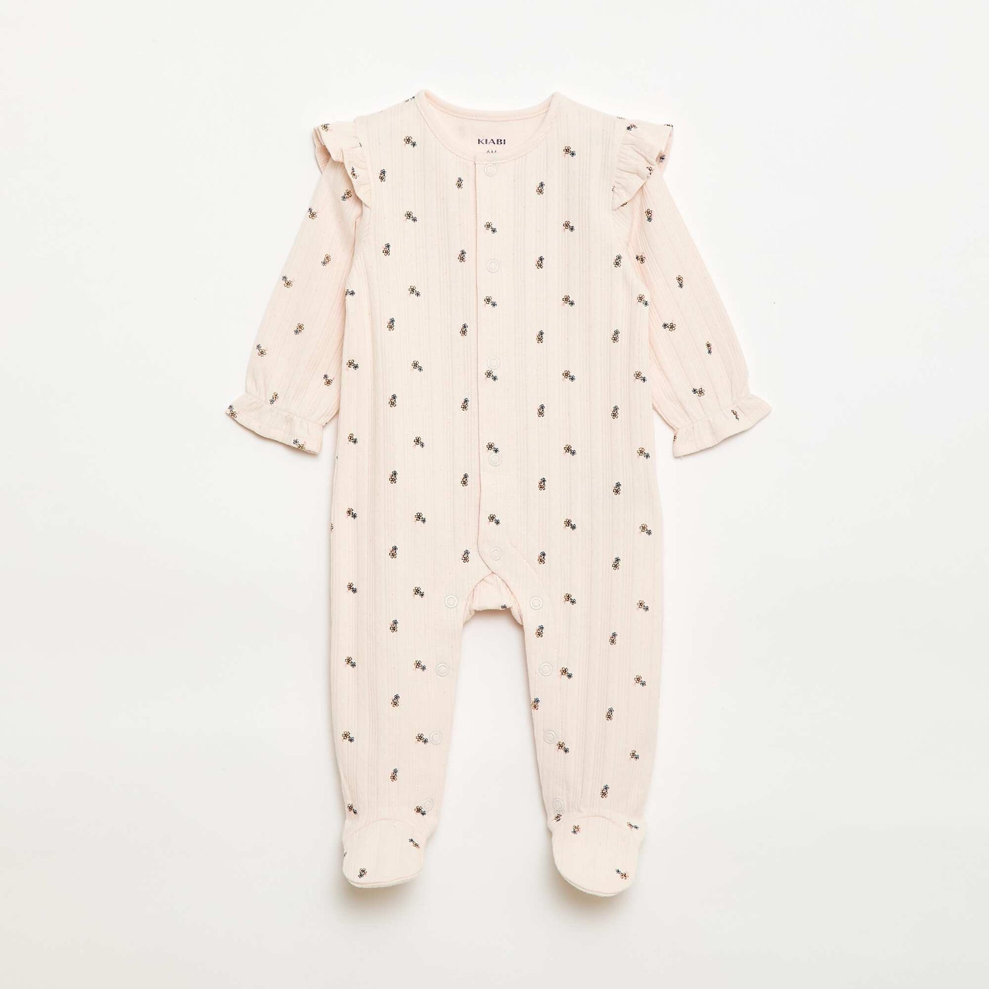 Pyjama dors bien avec ouverture sur le devant ROSE