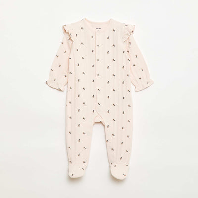 Pyjama dors bien avec ouverture sur le devant ROSE