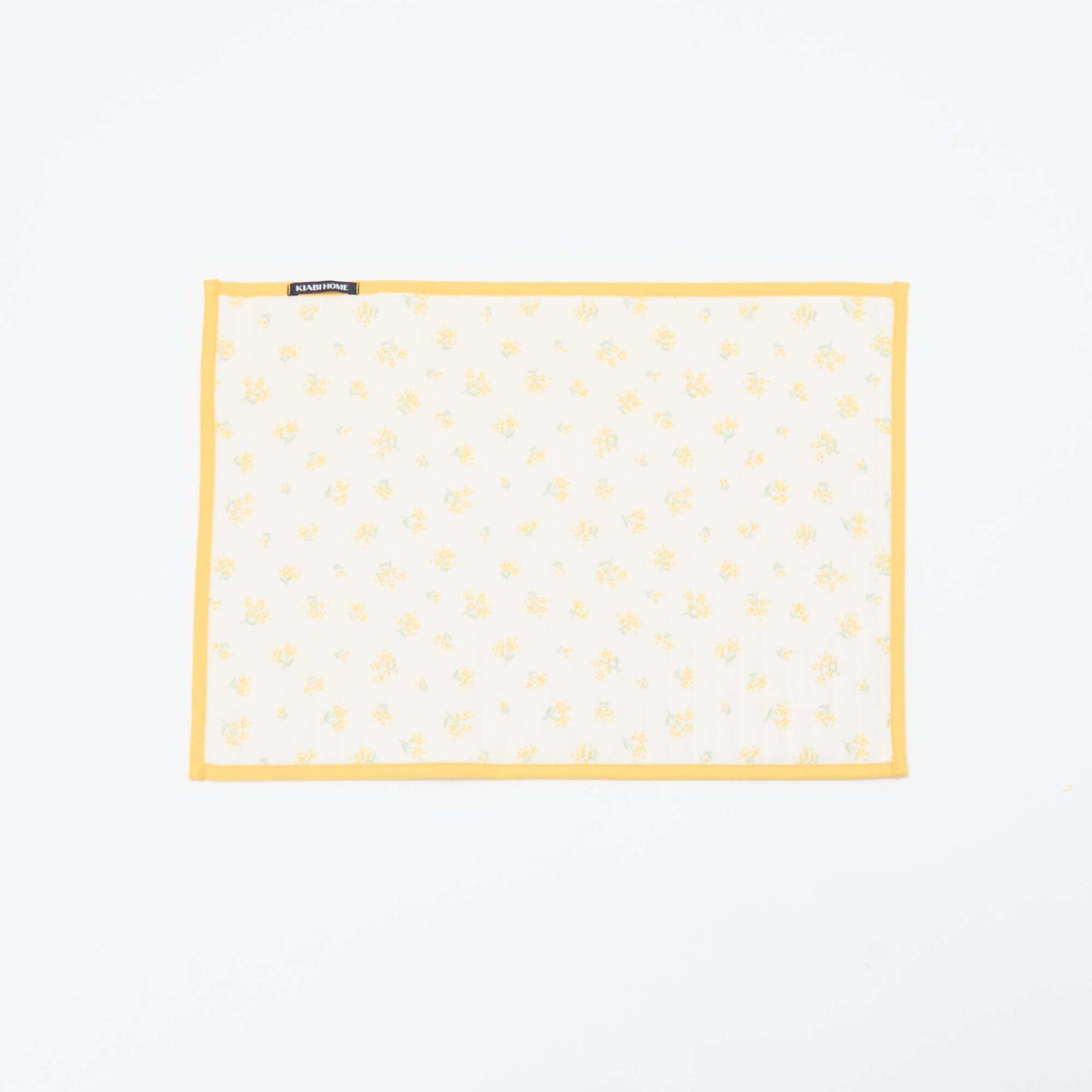 Lot de 2 sets de table à carreaux JAUNE