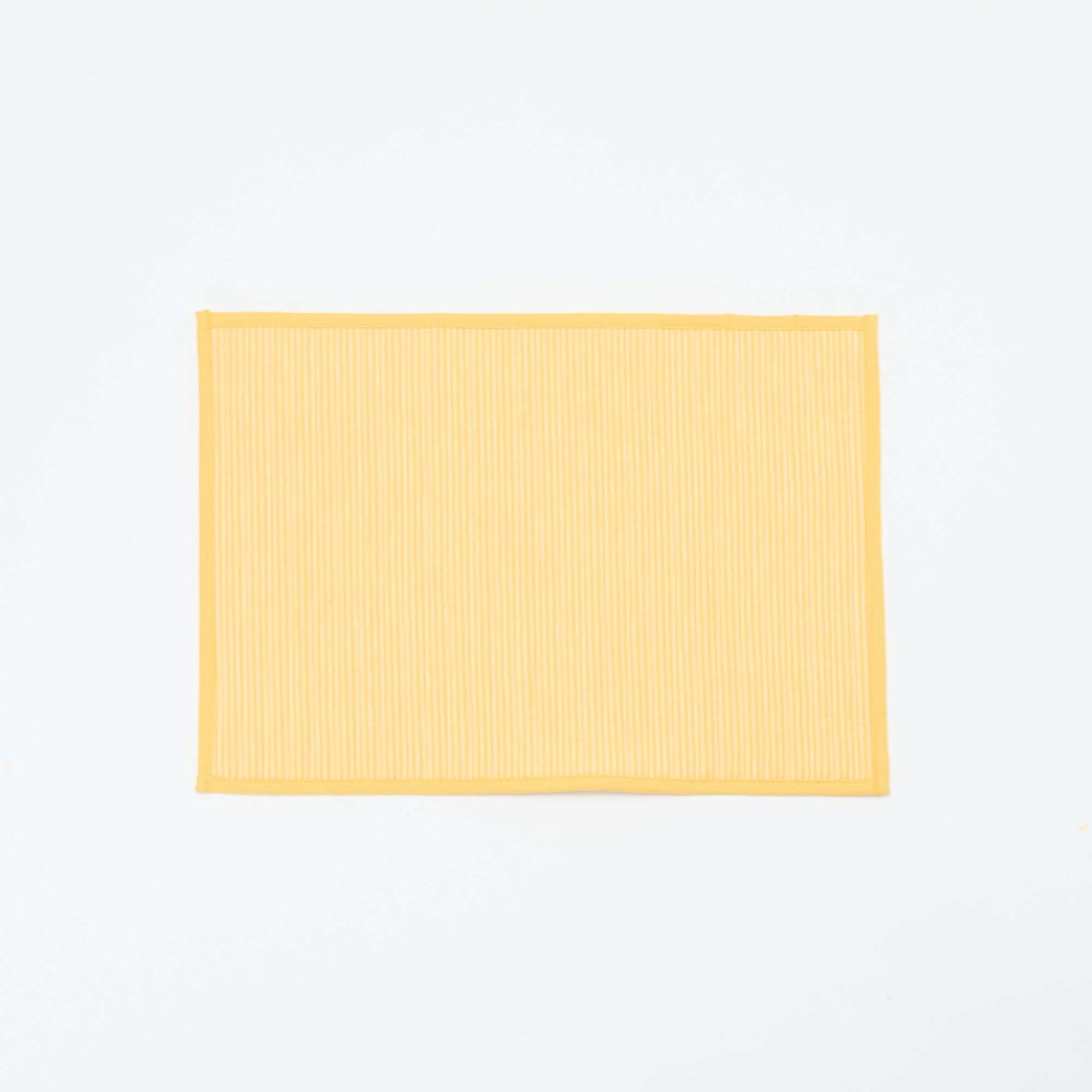 Lot de 2 sets de table à carreaux JAUNE