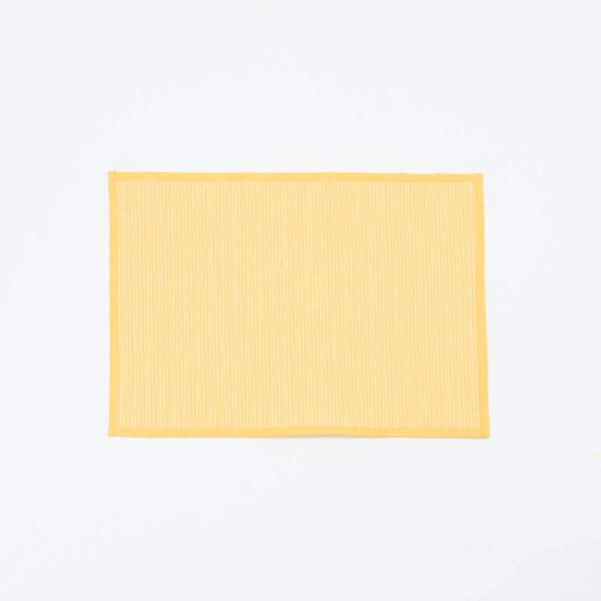 Lot de 2 sets de table à carreaux JAUNE