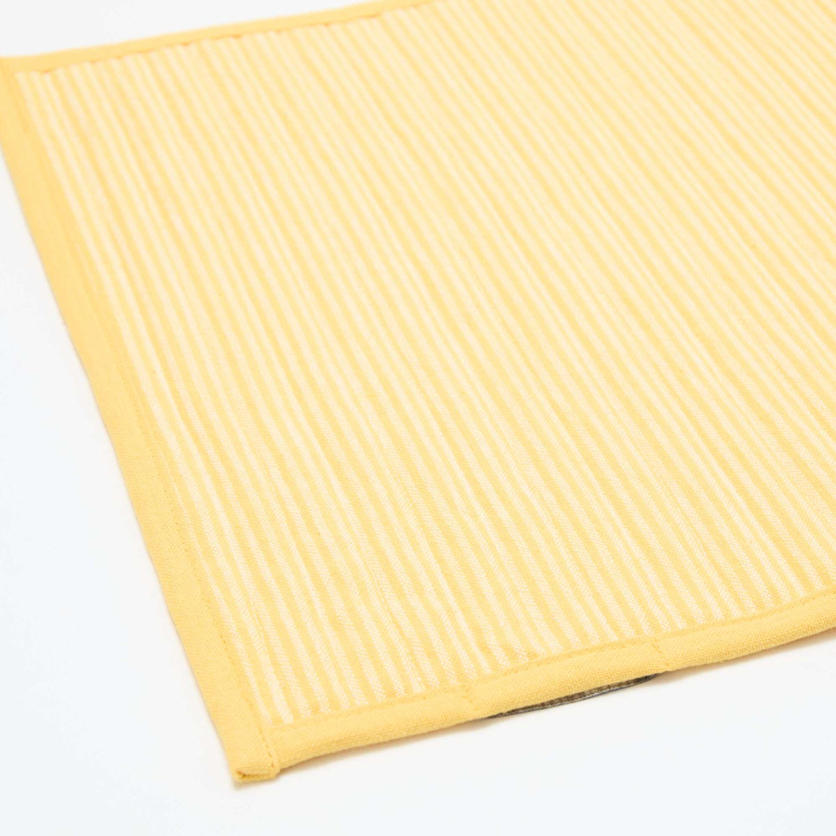 Lot de 2 sets de table à carreaux JAUNE