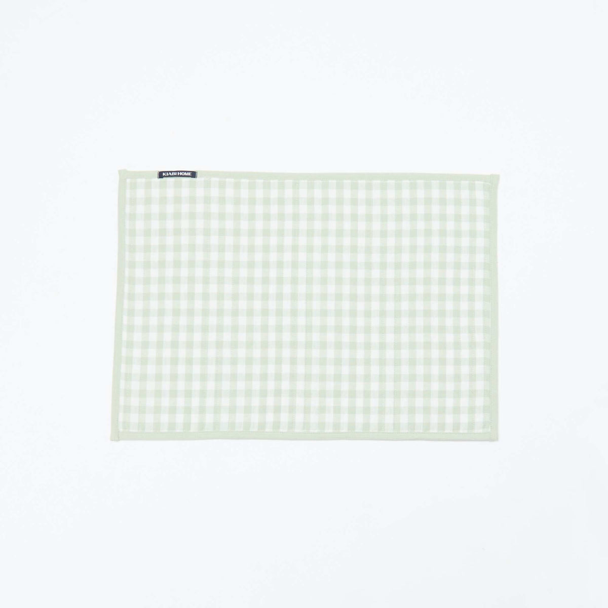 Lot de 2 sets de table à carreaux VERT