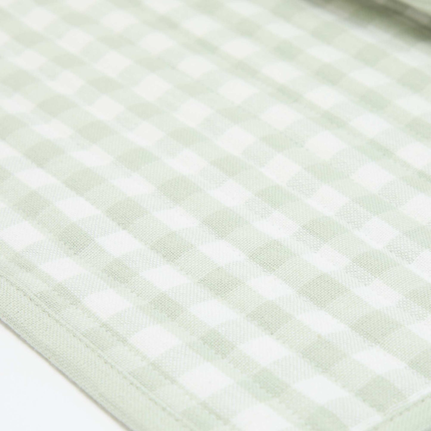 Lot de 2 sets de table à carreaux VERT