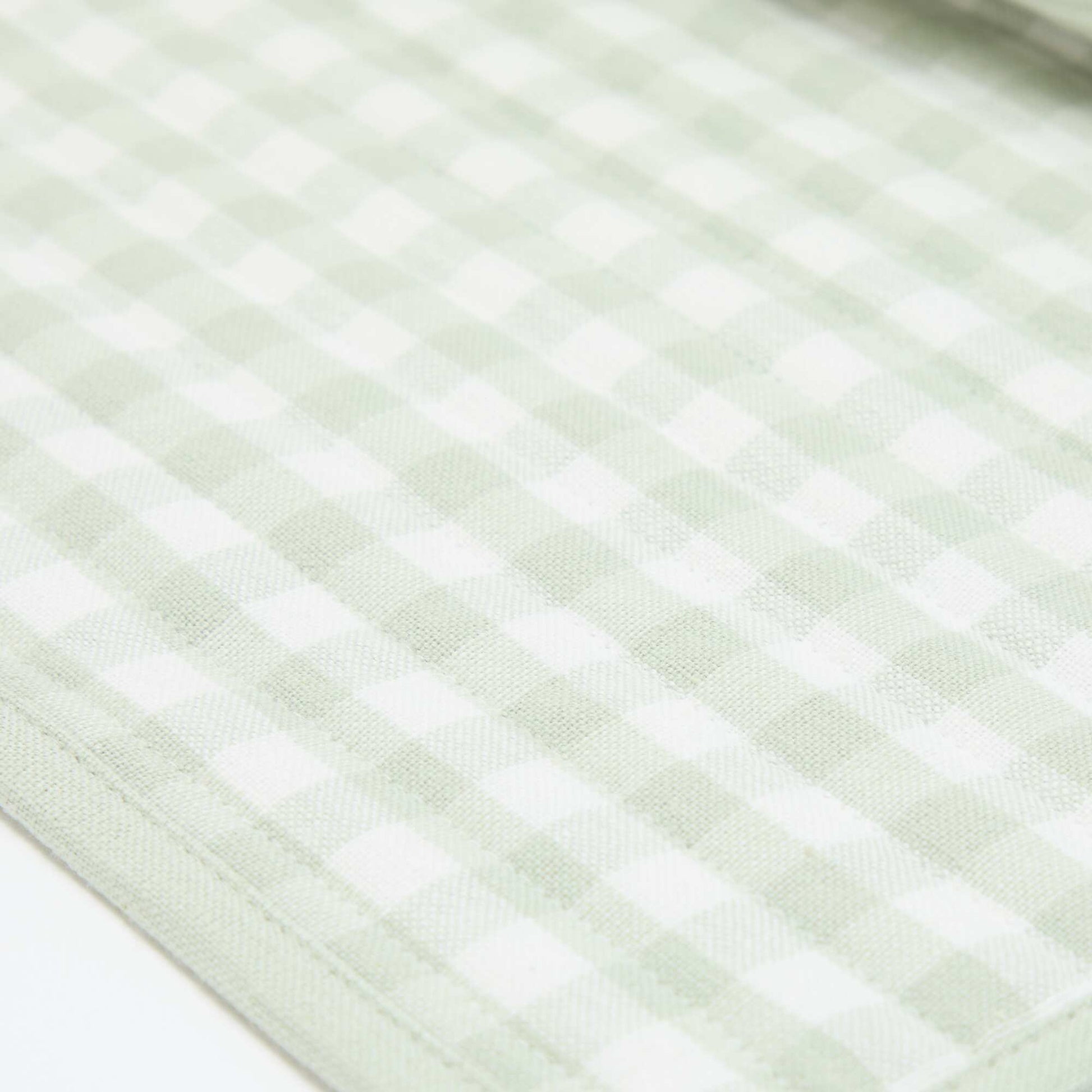 Lot de 2 sets de table à carreaux VERT