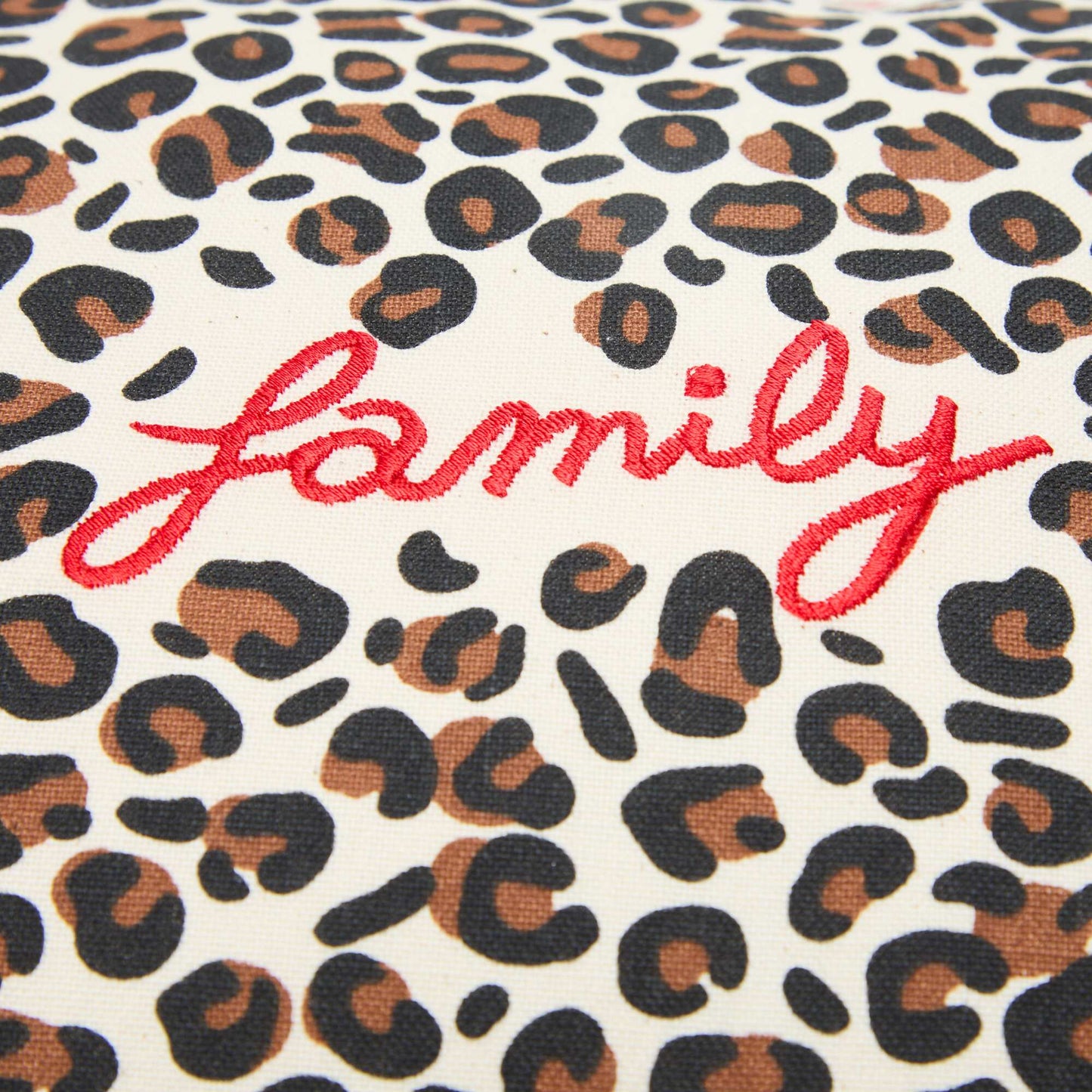 Housse de coussin léopard Agathe Sorlet x Kiabi - 30 x 50 cm BLANC